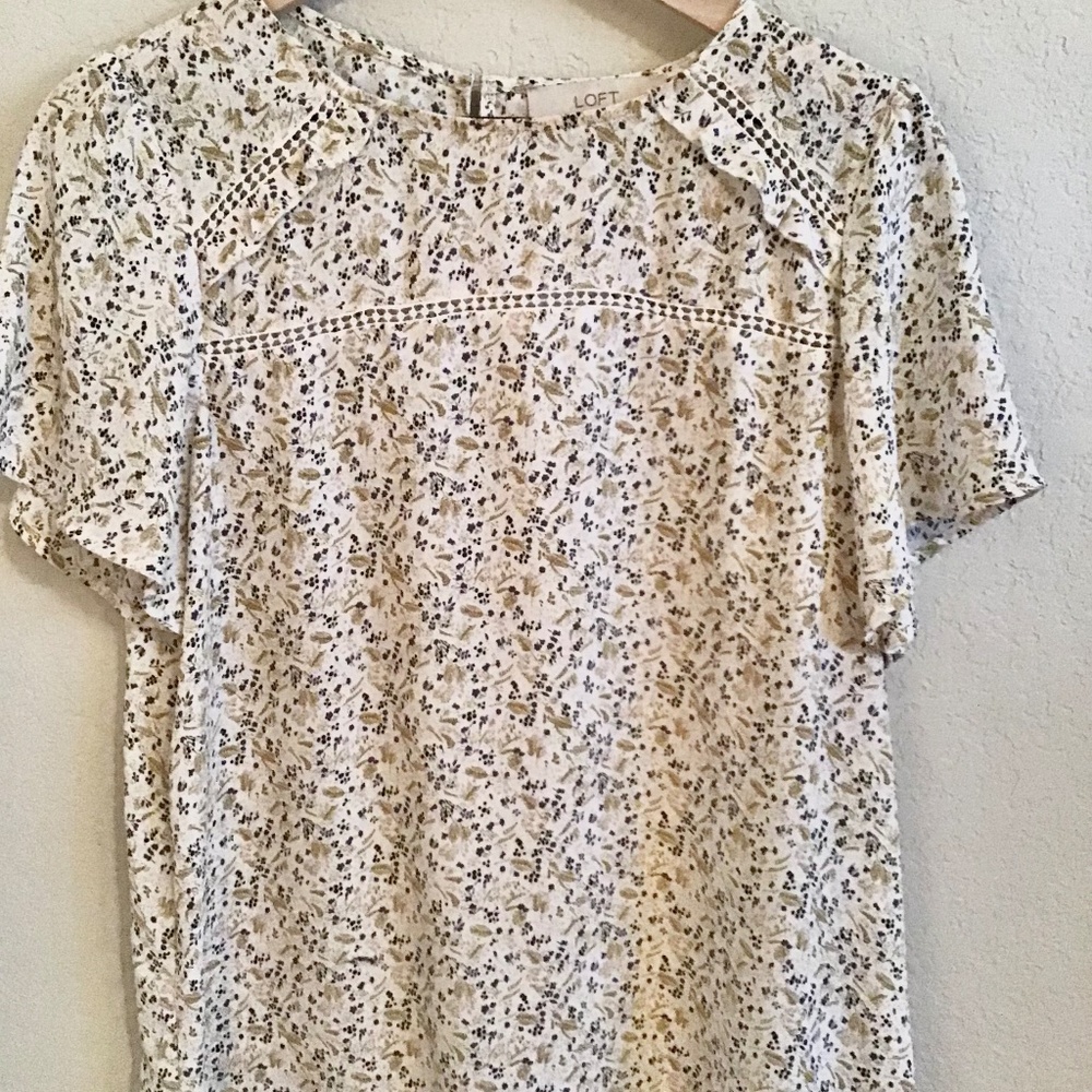 Loft floral top